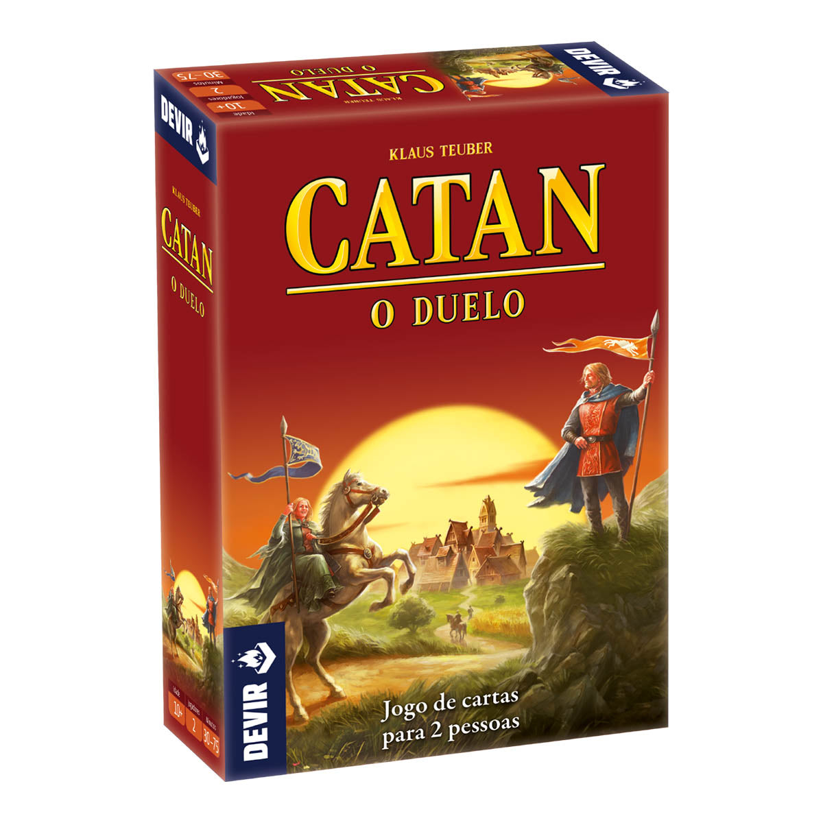 catan o duelo pt jogo de tabuleiro